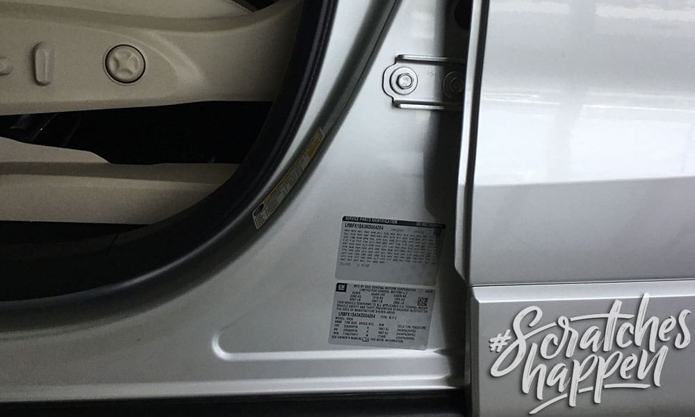 Buick Paint Code Location (Wide) Buick Paint Code Location (Wide)